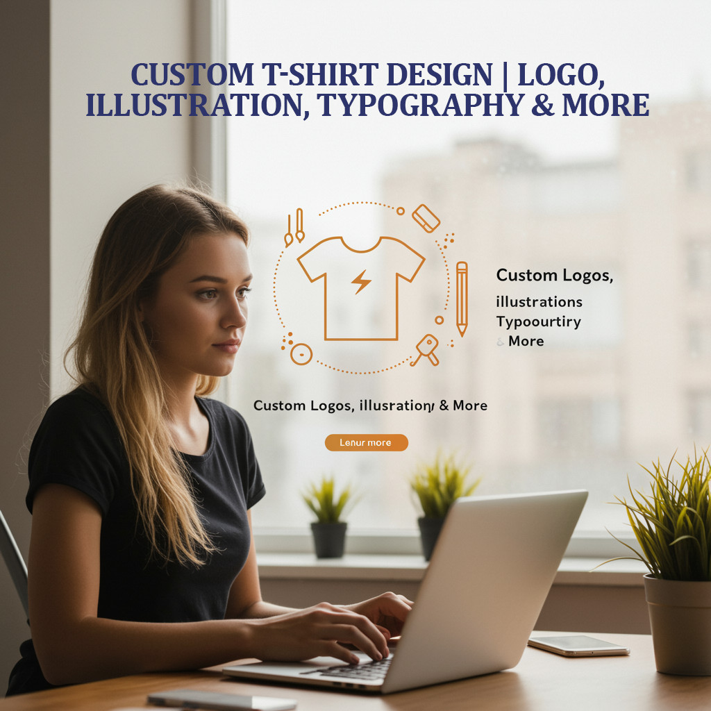 T-shirts design, logo design, other customization. eBay store logo, listing logo